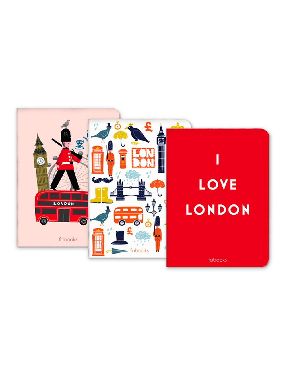 London Set of 3 Notebooks
