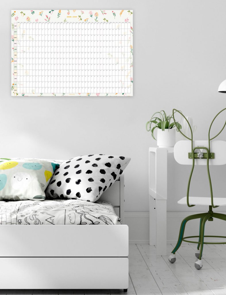 Abstract Undated Monthly Family Wall Calendar Fabooks abstract-undated-monthly-family-wall-calendar-fabooks