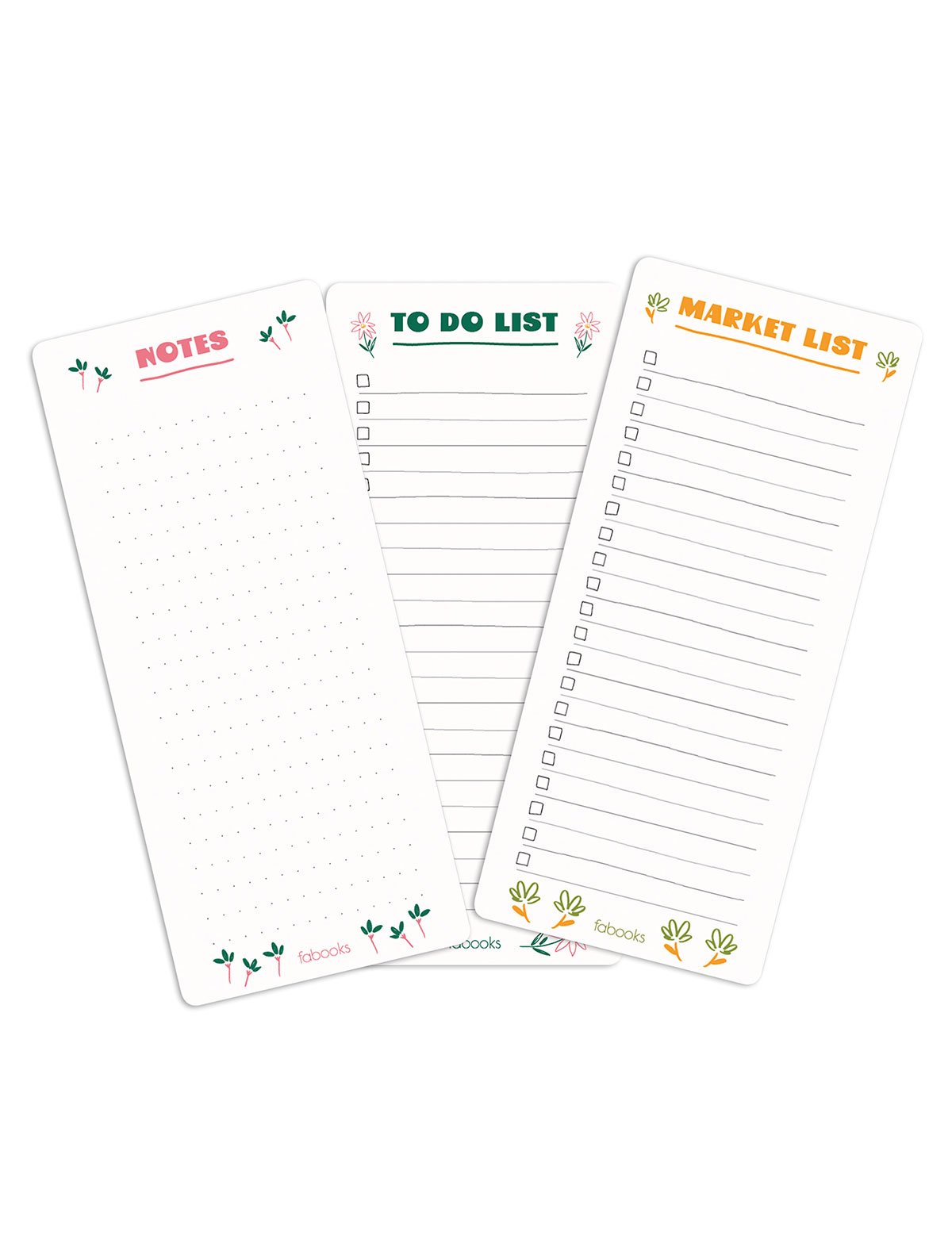 With a cute mini flowers border design, this handy notepad set of 3 is great for whenever you need it. You can use it for your to-do lists, shopping lists and taking notes.