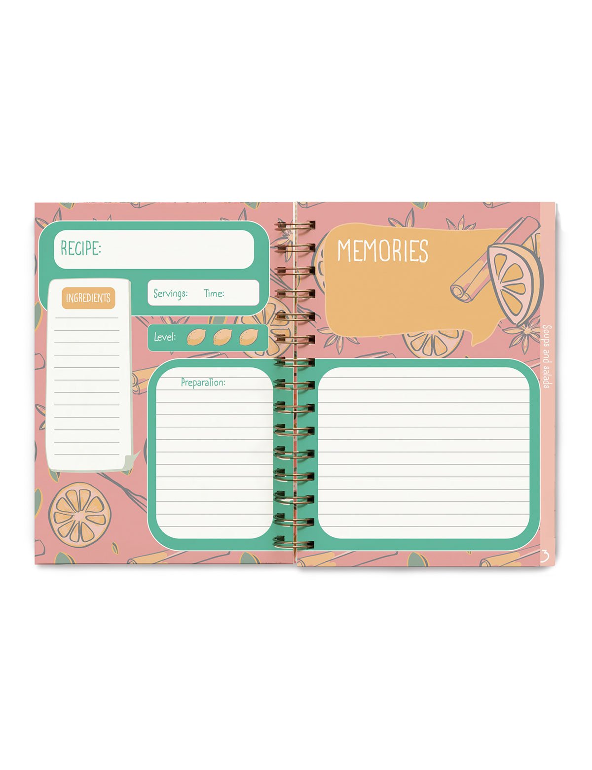 Blank Recipe Book, Journal, Notebook