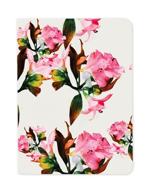 Pink Flowers Set of 3 Notebooks