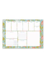 Green – Orange Weekly Planner Notepad